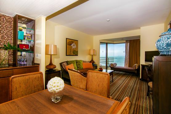 Siam Suite Living Room at The Bayview Hotel Pattaya