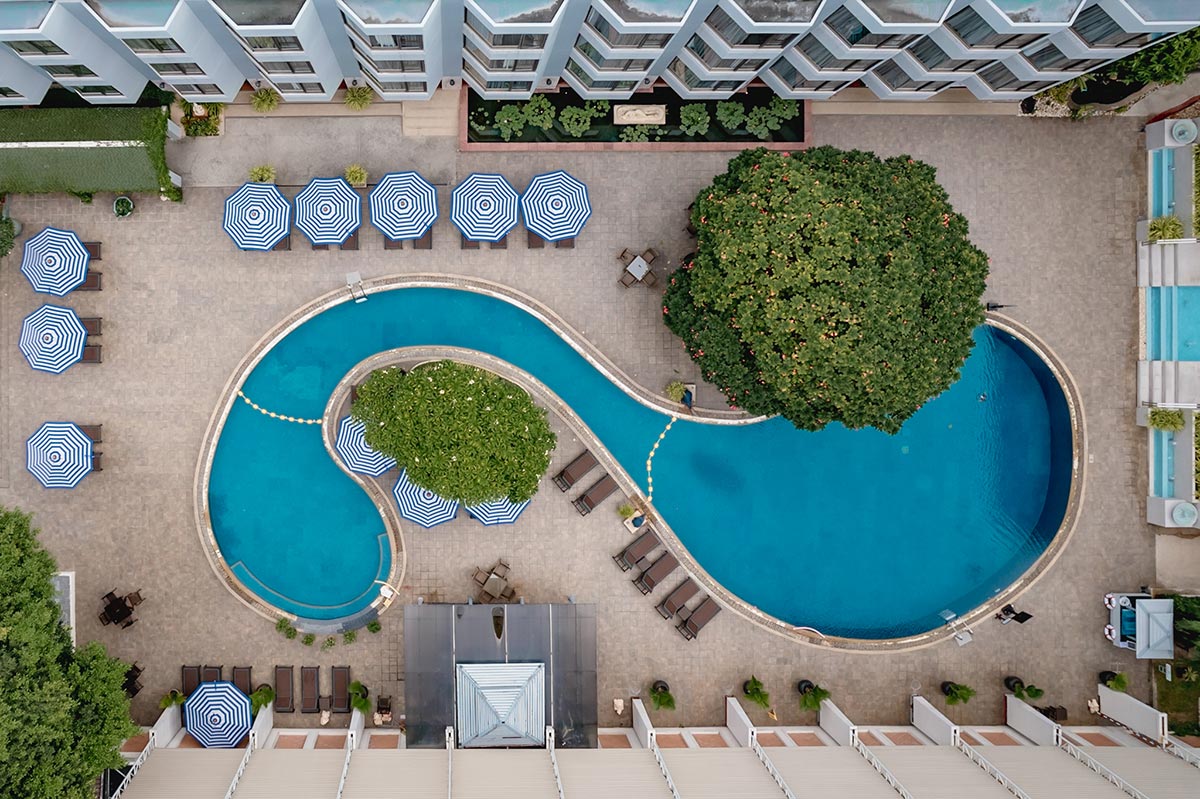 Pool at The Bayview Hotel, Pattaya
