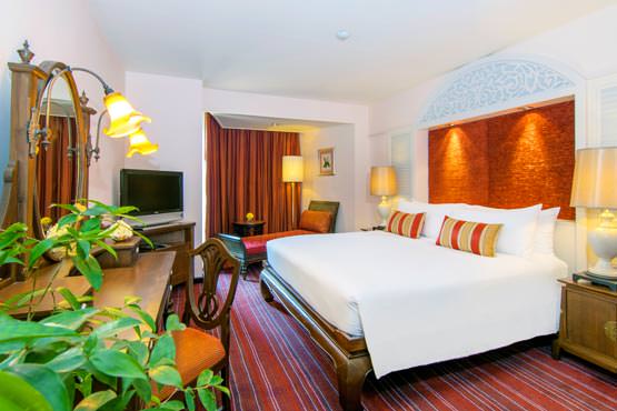 Siam Suite Bedroom at The Bayview Hotel Pattaya